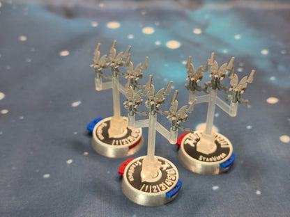 Scum Starviper Squadron 9pcs Armada-scale resin starfighter miniatures