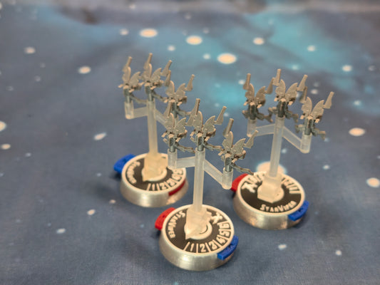 Scum Starviper Squadron 9pcs Armada-scale resin starfighter miniatures