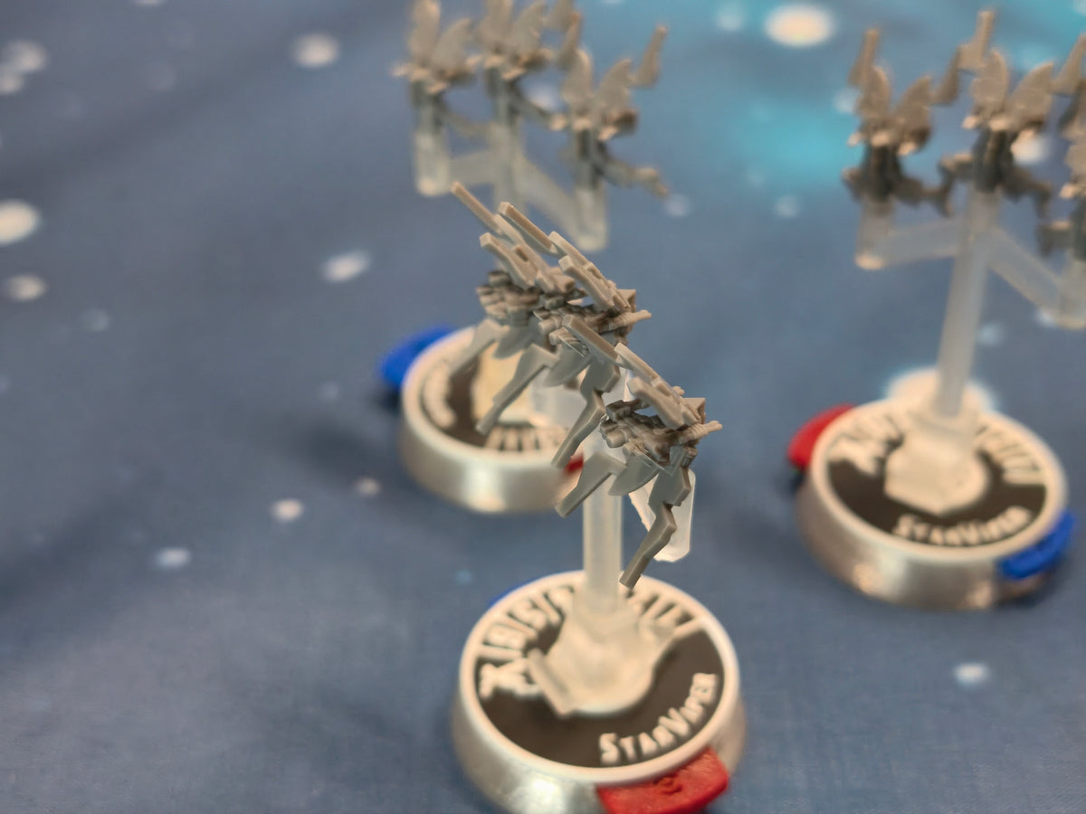 Starviper fighter squadron high-detail 3D printed resin models