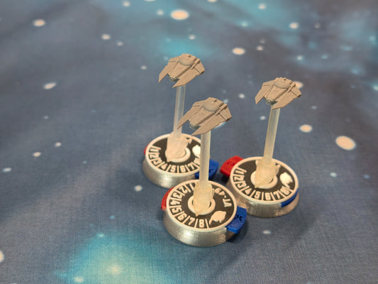 Imperial VT-49 Decimator Squadron 3pcs Armada-scale resin miniatures