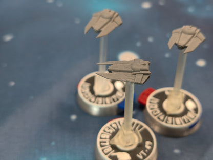 Imperial VT-49 Decimator miniature for Armada-scale tabletop gaming