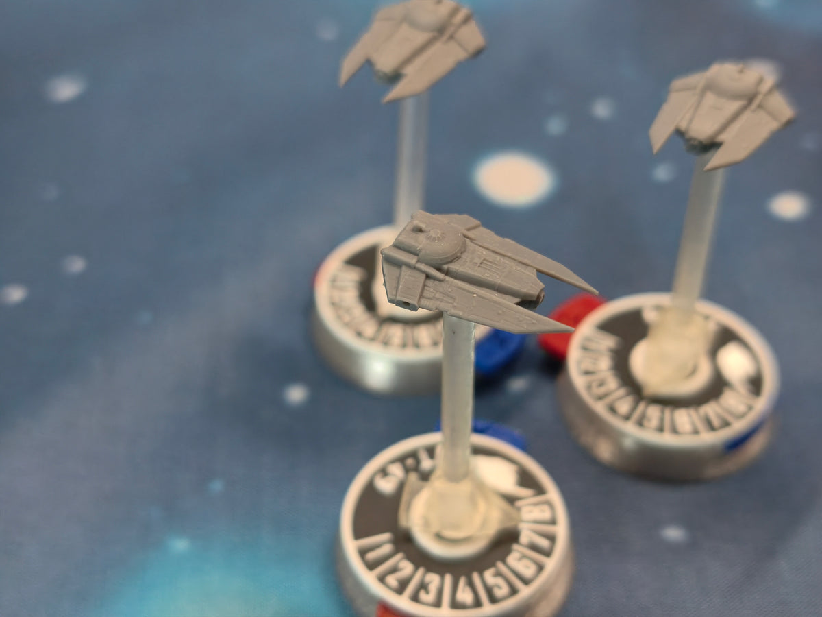 VT-49 Decimator miniature starship for sci-fi wargaming