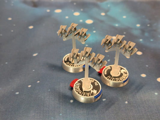 Imperial TIE Defender Squadron – 9pcs - Compatible with Star Wars Armada scale games