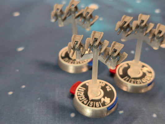 Imperial TIE Defender Squadron – 9pcs - Compatible with Star Wars Armada scale games