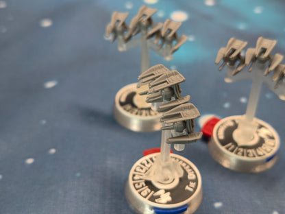 Imperial TIE Defender Squadron – 9pcs - Compatible with Star Wars Armada scale games