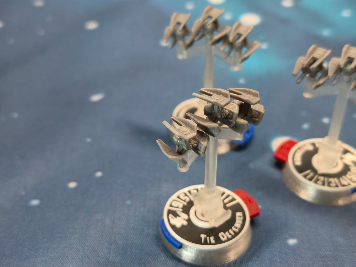 Imperial TIE Defender Squadron – 9pcs - Compatible with Star Wars Armada scale games