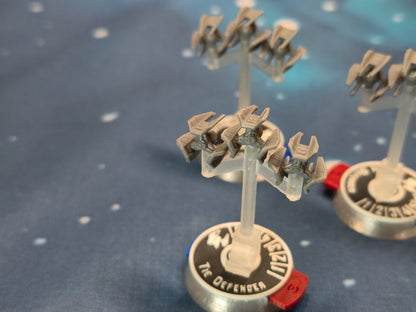 Imperial TIE Defender Squadron – 9pcs - Compatible with Star Wars Armada scale games