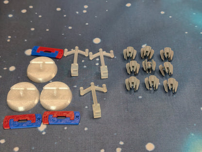 Imperial TIE Defender Squadron – 9pcs - Compatible with Star Wars Armada scale games
