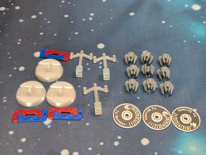 Imperial TIE Defender Squadron – 9pcs - Compatible with Star Wars Armada scale games