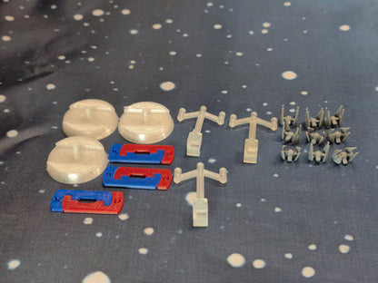 Imperial TIE Interceptor Squadron (9pcs) - Compatible with Star Wars Armada scale games