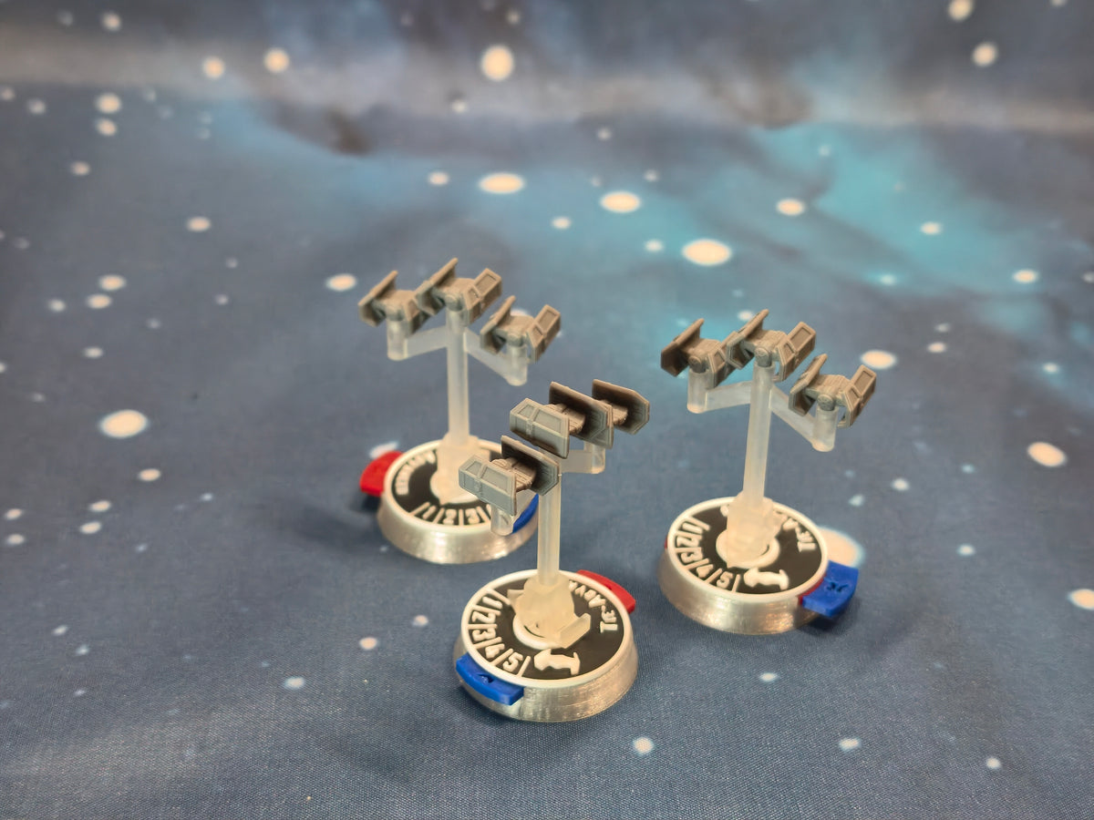 Imperial TIE Advanced Squadron (9pcs) - Compatible with Star Wars Armada scale games