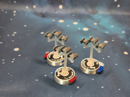 Imperial TIE Advanced Squadron (9pcs) - Compatible with Star Wars Armada scale games