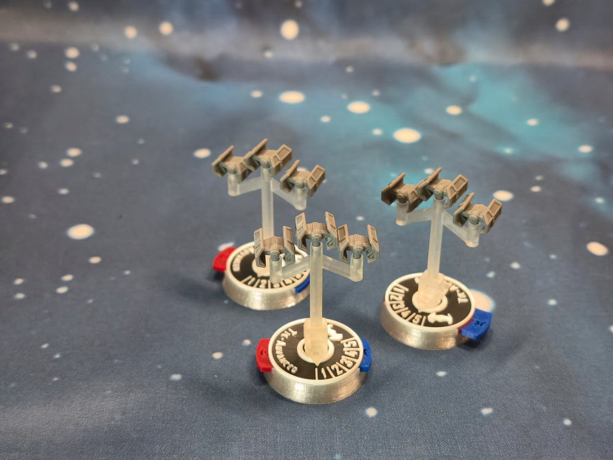 Imperial TIE Advanced Squadron (9pcs) - Compatible with Star Wars Armada scale games