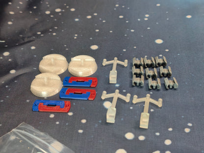 Imperial TIE Advanced Squadron (9pcs) - Compatible with Star Wars Armada scale games