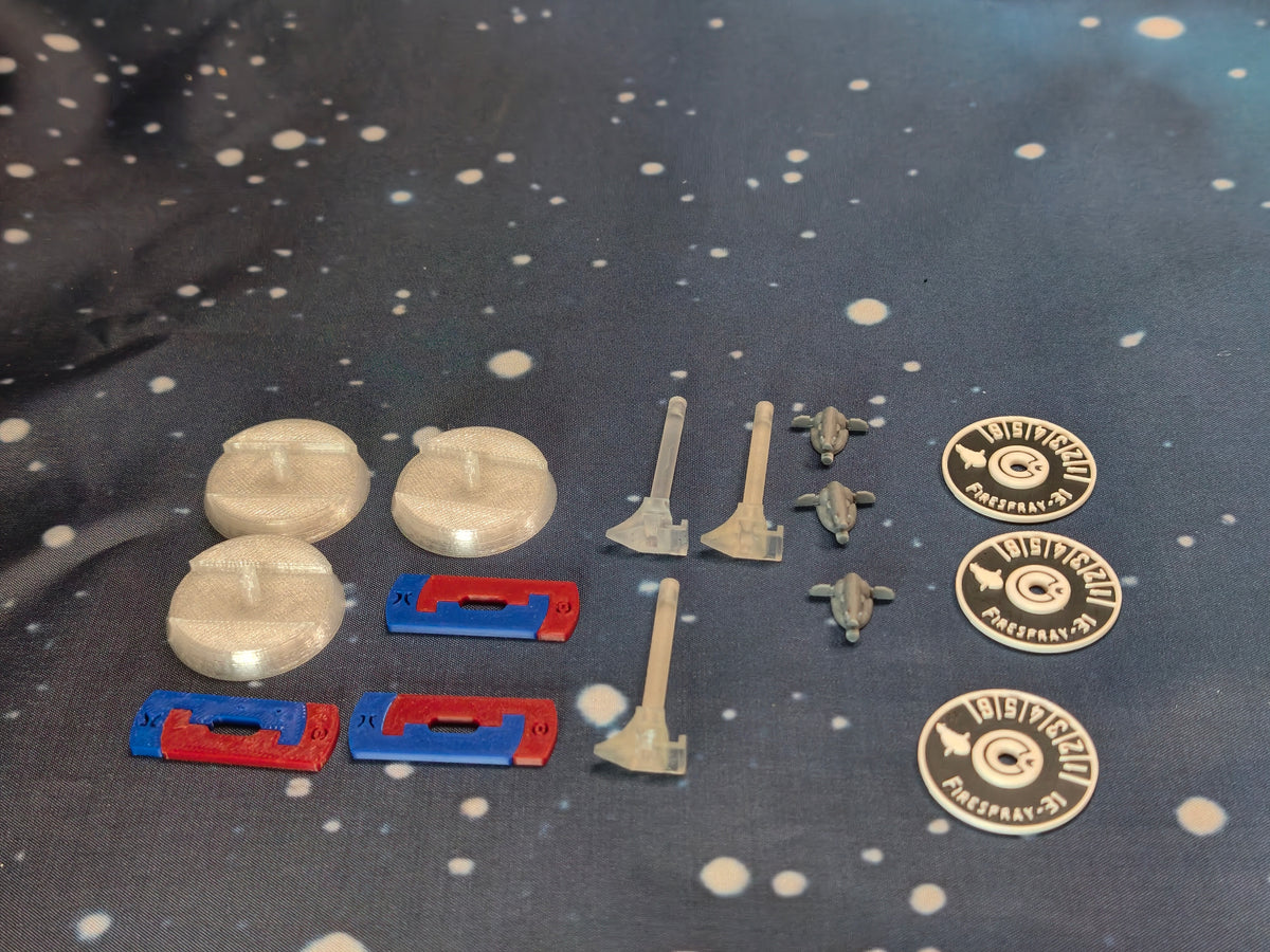 Imperial Firespray-31  – 3pcs - Compatible with Star Wars Armada scale games