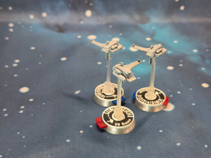 Three Republic G9 Rigger-class light frigates for Armada-compatible fleets