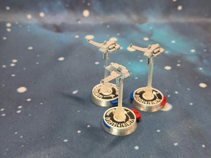 Armada-scale Republic G9 Rigger light frigate miniature set