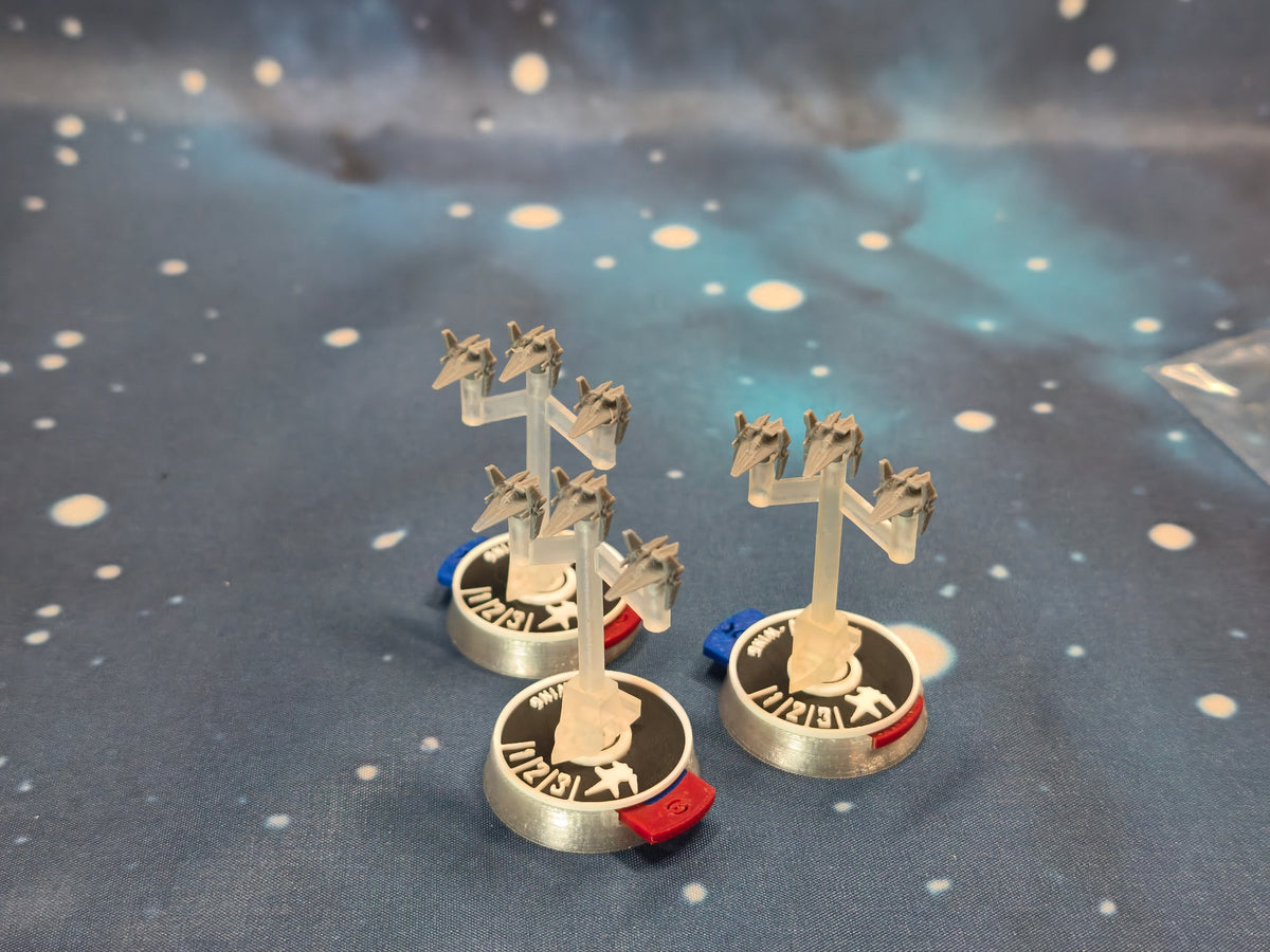 Republic V-Wing Squadron – 9pcs - Compatible with Star Wars Armada scale games