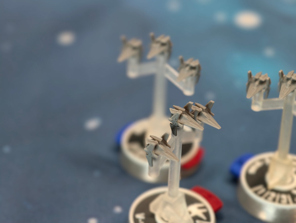 Republic V-Wing Squadron – 9pcs - Compatible with Star Wars Armada scale games