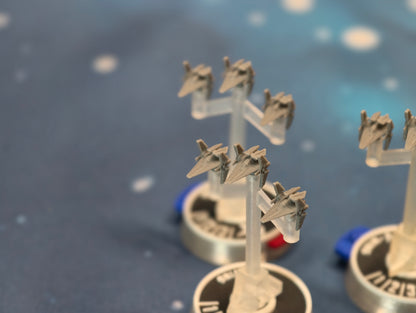 Republic V-Wing Squadron – 9pcs - Compatible with Star Wars Armada scale games