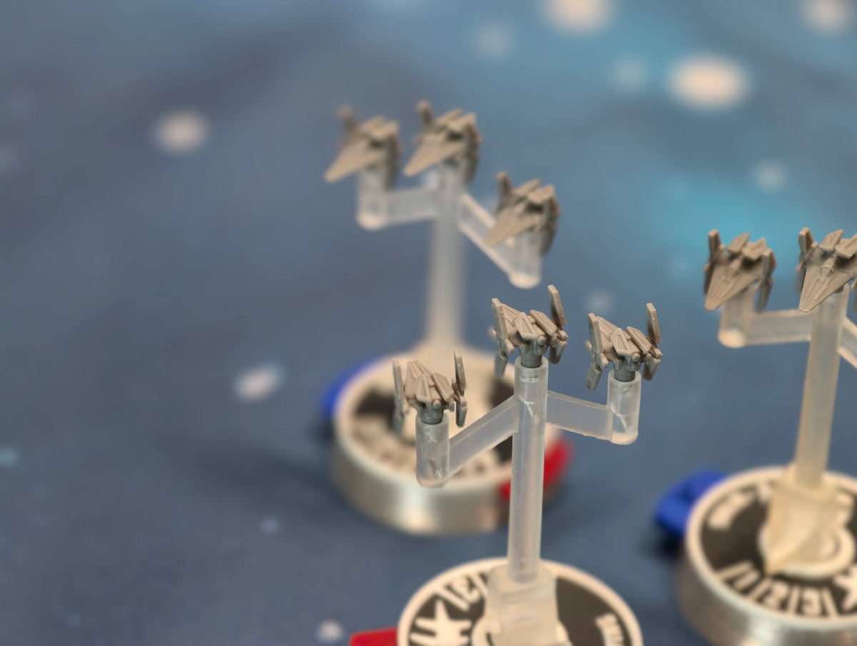 Republic V-Wing Squadron – 9pcs - Compatible with Star Wars Armada scale games