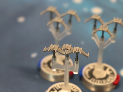 Republic V-19 Torrent Squadron – 9pcs - Compatible with Star Wars Armada scale games