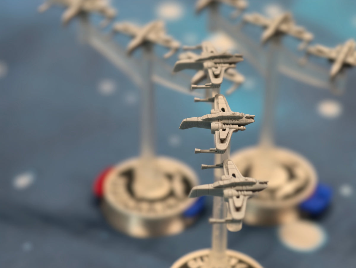 Republic ARC-170 Squadron – 9pcs - Compatible with Star Wars Armada scale games