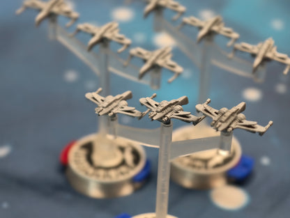Republic ARC-170 Squadron – 9pcs - Compatible with Star Wars Armada scale games