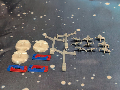 Republic ARC-170 Squadron – 9pcs - Compatible with Star Wars Armada scale games