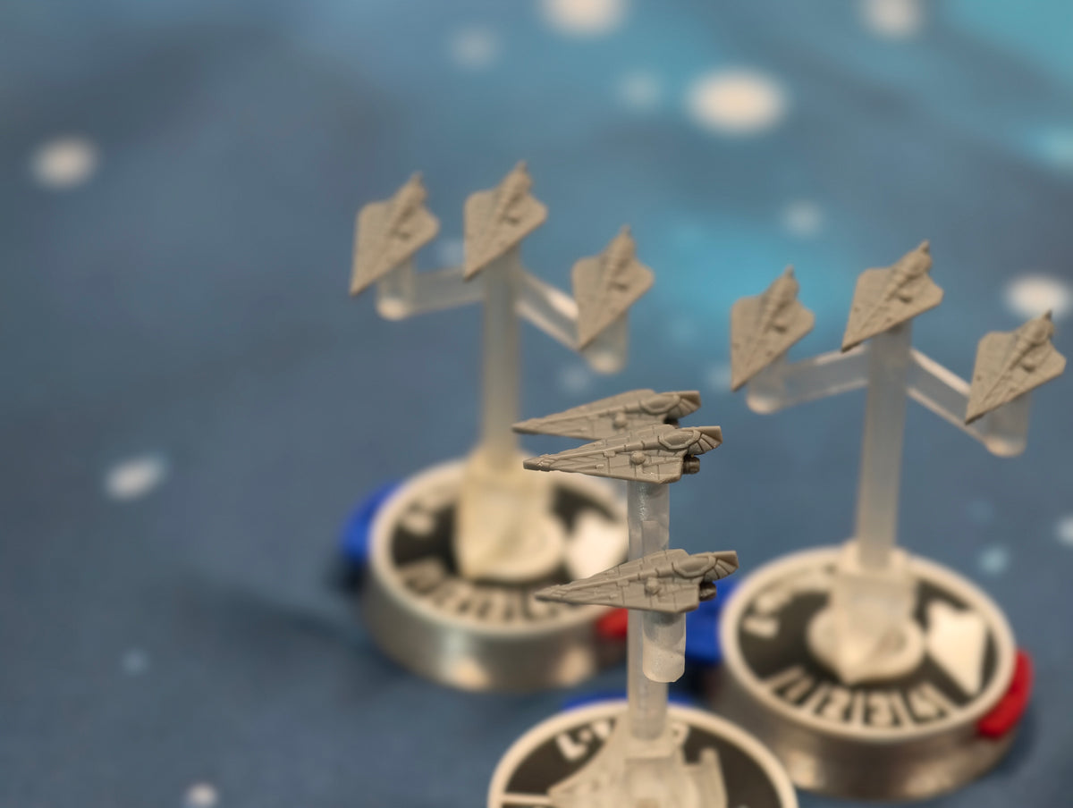Republic Delta 7 Squadron – 9pcs - Compatible with Star Wars Armada scale games