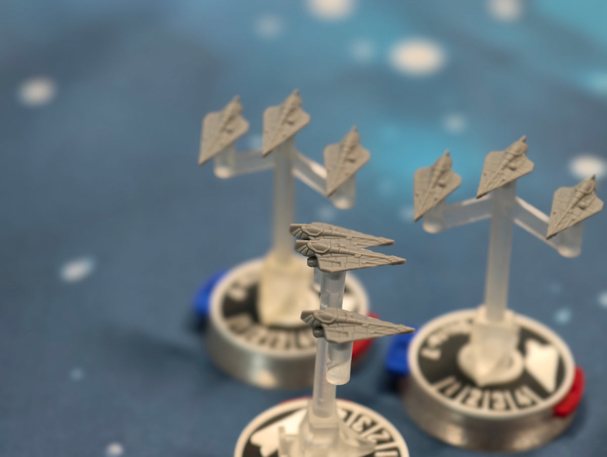 Republic Delta 7 Squadron – 9pcs - Compatible with Star Wars Armada scale games