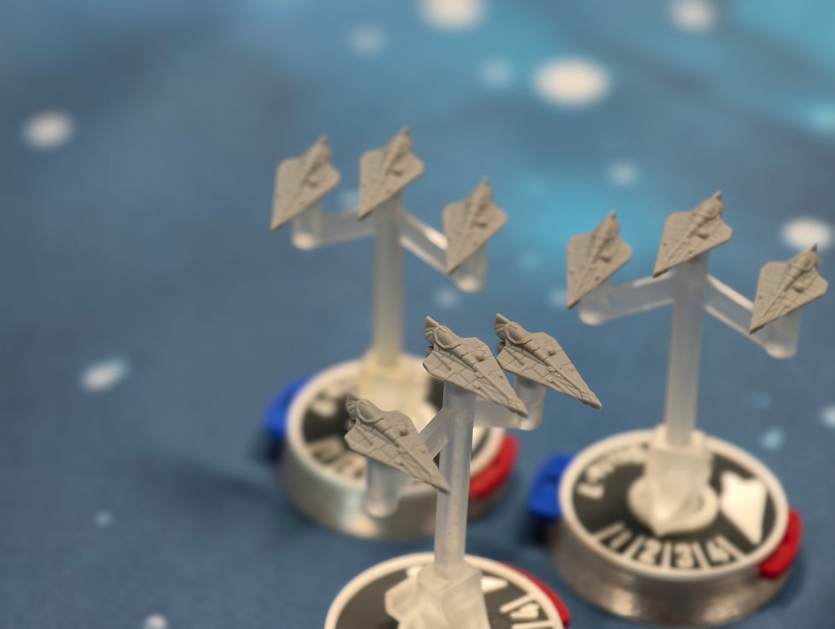 Republic Delta 7 Squadron – 9pcs - Compatible with Star Wars Armada scale games