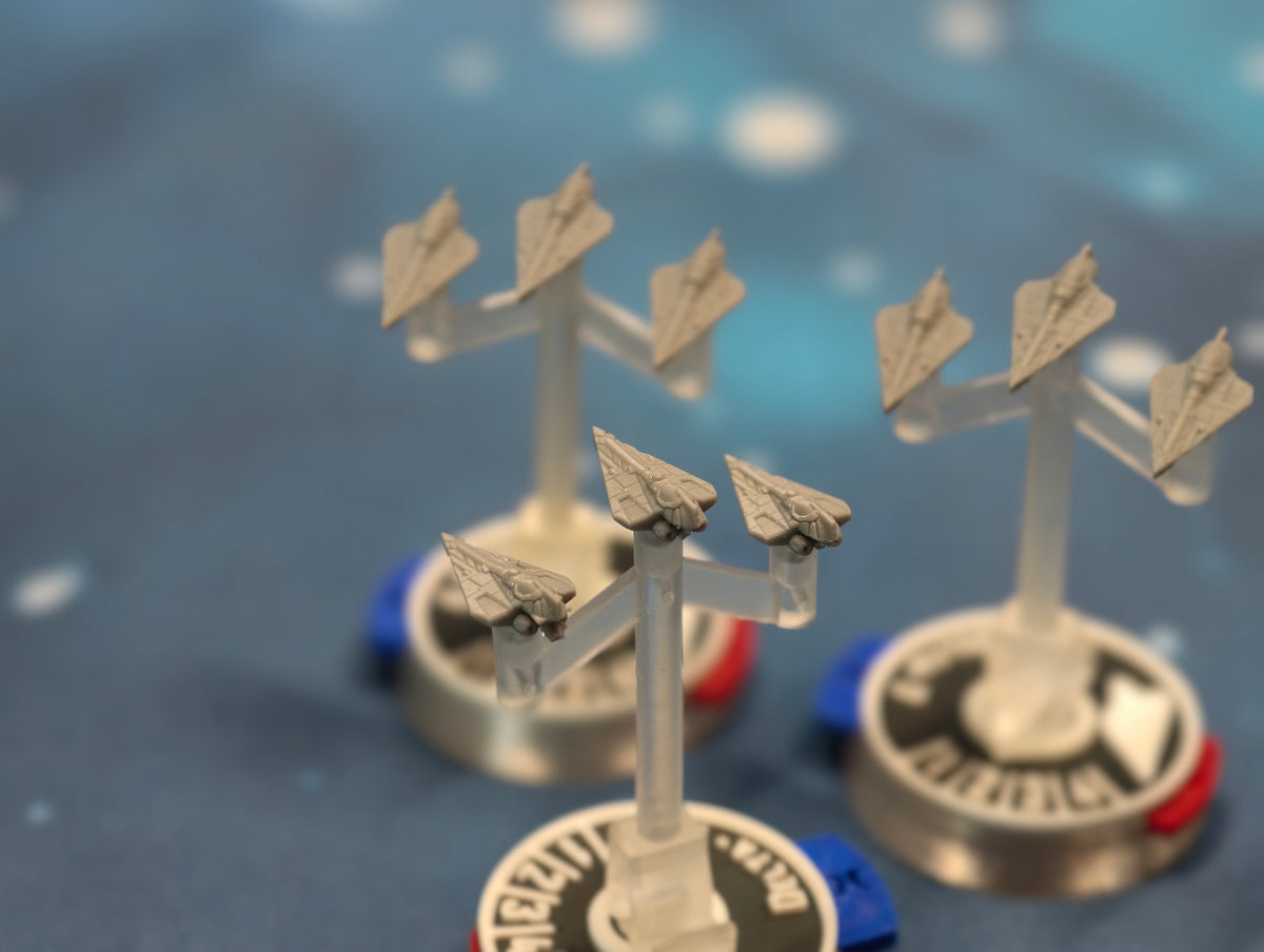 Republic Delta 7 Squadron – 9pcs - Compatible with Star Wars Armada scale games