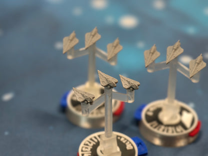 Republic Delta 7 Squadron – 9pcs - Compatible with Star Wars Armada scale games