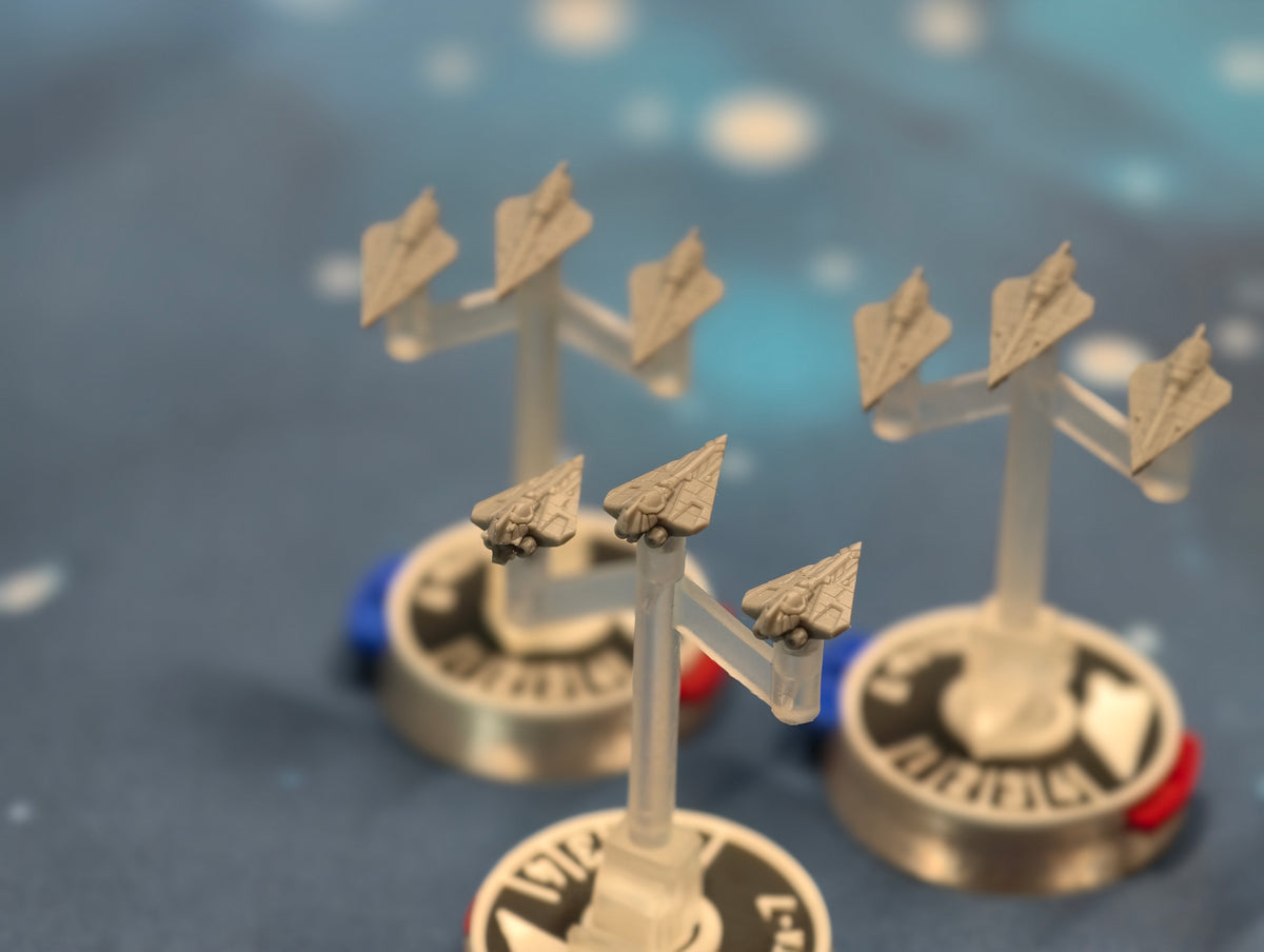 Republic Delta 7 Squadron – 9pcs - Compatible with Star Wars Armada scale games