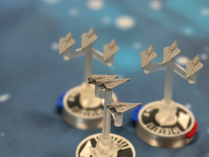 Republic Delta 7 Squadron – 9pcs - Compatible with Star Wars Armada scale games