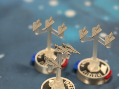 Republic Delta 7 Squadron – 9pcs - Compatible with Star Wars Armada scale games