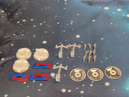 Republic Delta 7 Squadron – 9pcs - Compatible with Star Wars Armada scale games