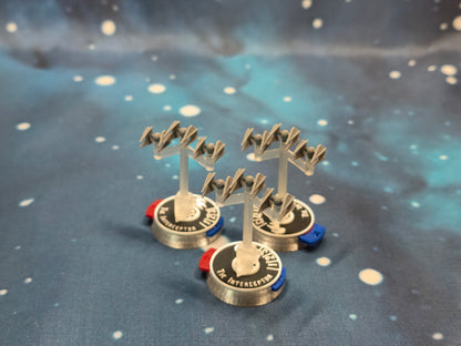 Imperial TIE Royal Interceptor Squadron (9pcs) - Compatible with Star Wars Armada scale games