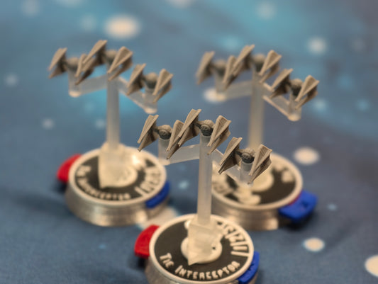 Imperial TIE Royal Interceptor Squadron (9pcs) - Compatible with Star Wars Armada scale games
