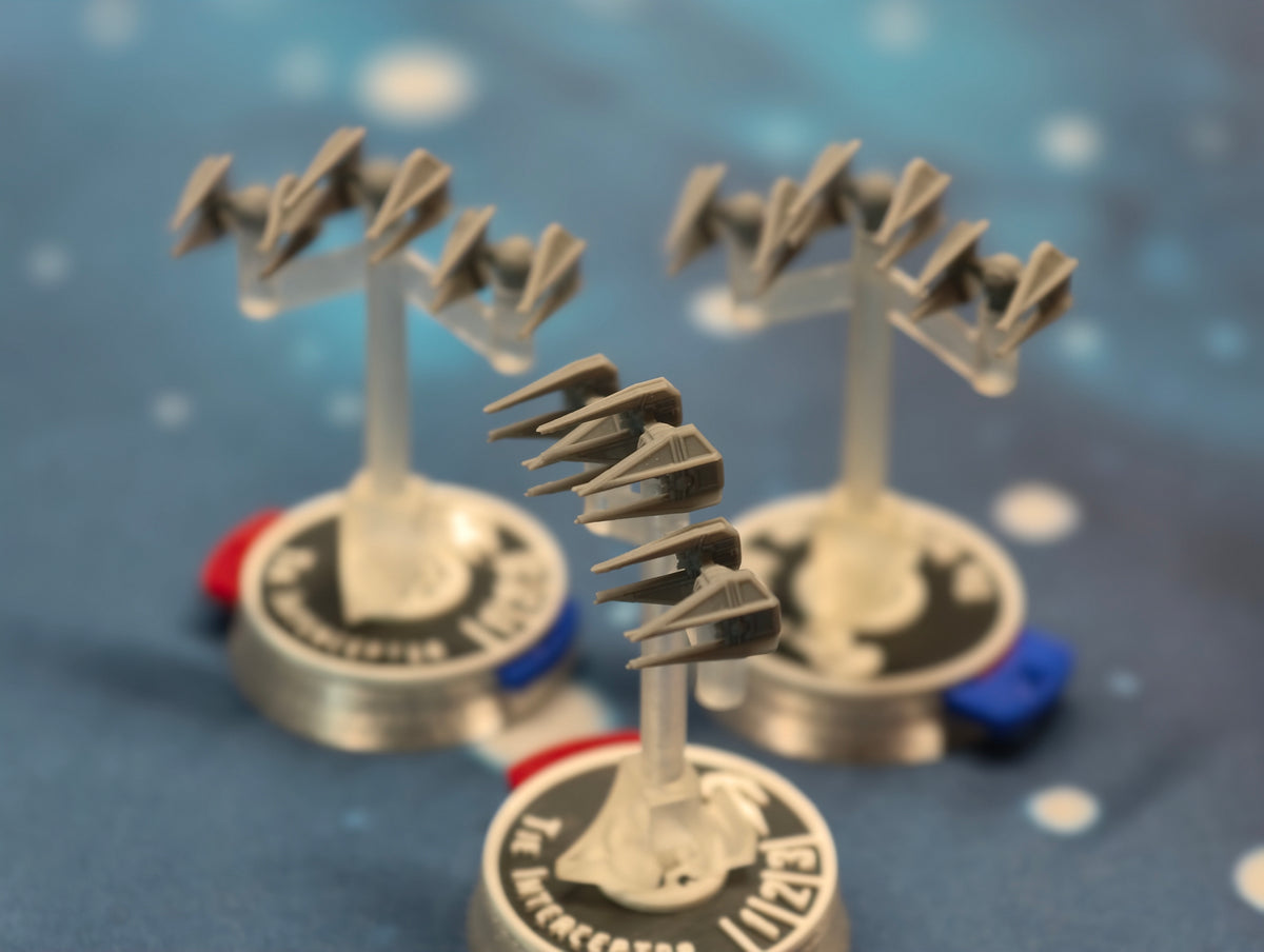 Imperial TIE Royal Interceptor Squadron (9pcs) - Compatible with Star Wars Armada scale games