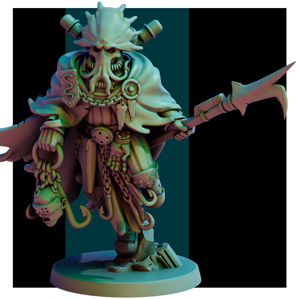 Naval Apostates with Leader by Red Pilgrim Miniature - 3D printed Grimdark Miniature