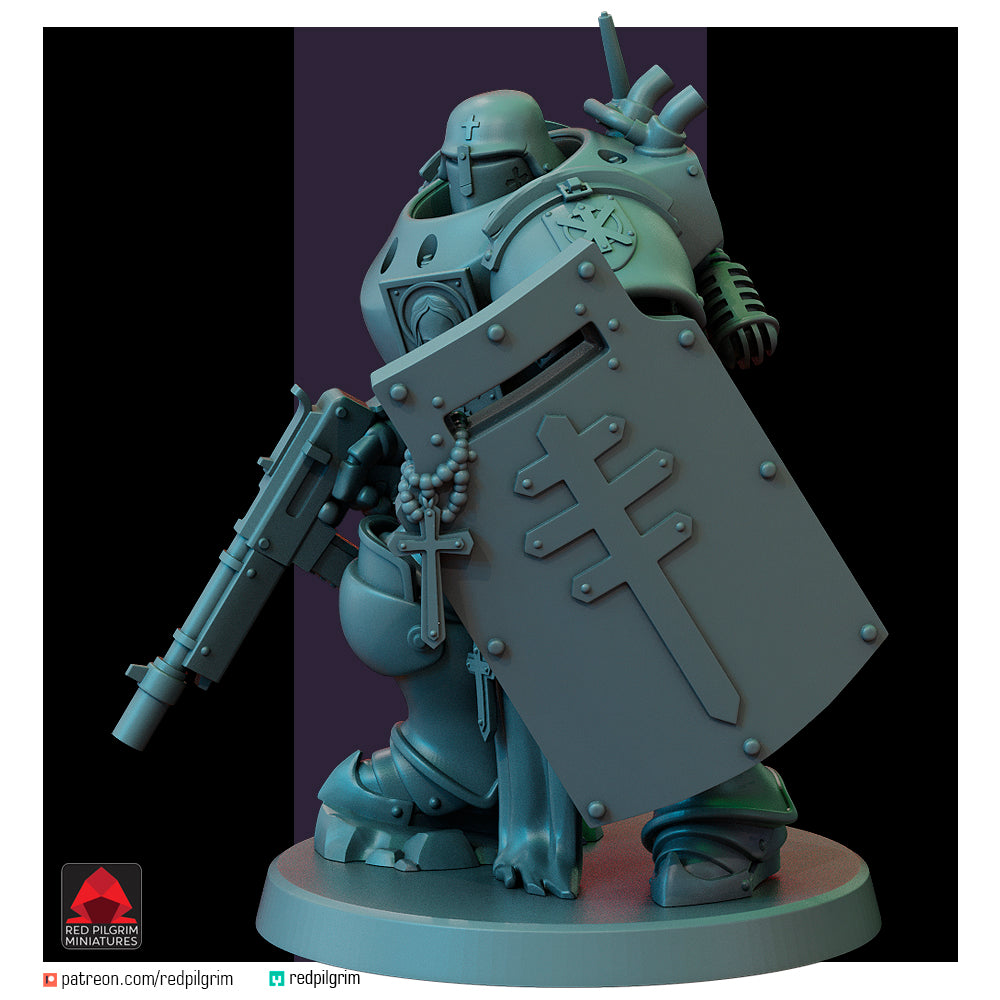 Heavy Mechanized Unit Squad by Red Pilgrim Miniature - 3D printed Grimdark Miniature