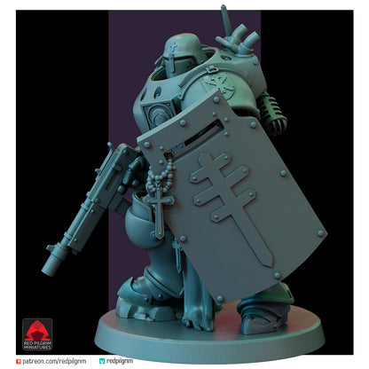 Heavy Mechanized Unit Squad by Red Pilgrim Miniature - 3D printed Grimdark Miniature