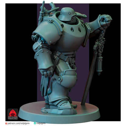 Heavy Mechanized Unit Squad by Red Pilgrim Miniature - 3D printed Grimdark Miniature