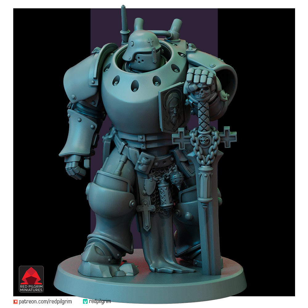 Heavy Mechanized Unit Squad by Red Pilgrim Miniature - 3D printed Grimdark Miniature