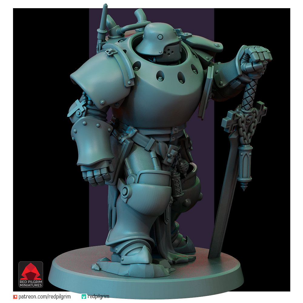 Heavy Mechanized Unit Squad by Red Pilgrim Miniature - 3D printed Grimdark Miniature