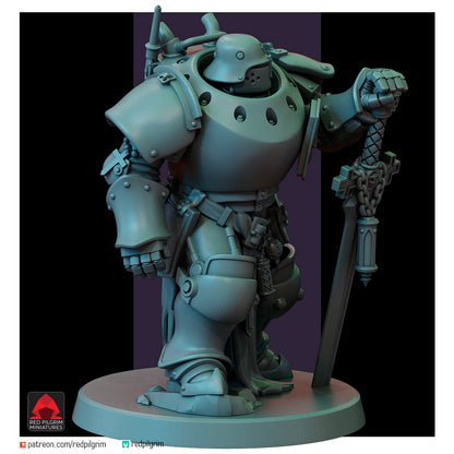 Heavy Mechanized Unit Squad by Red Pilgrim Miniature - 3D printed Grimdark Miniature