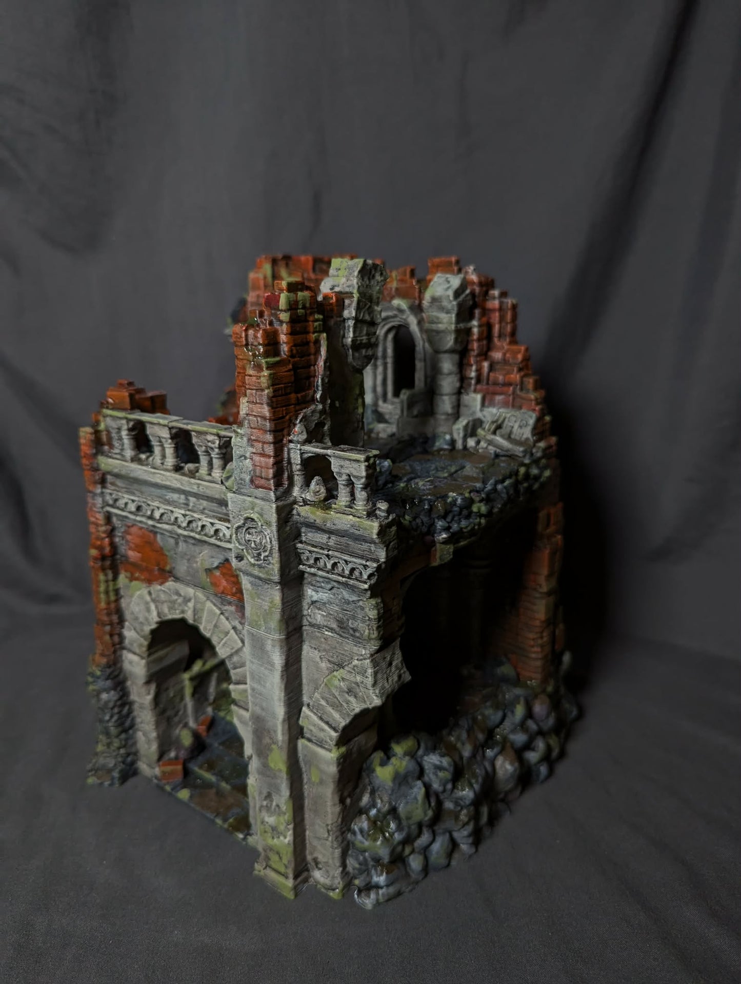Temple ruins Corner B - 28mm/32mm Wargaming Terrain