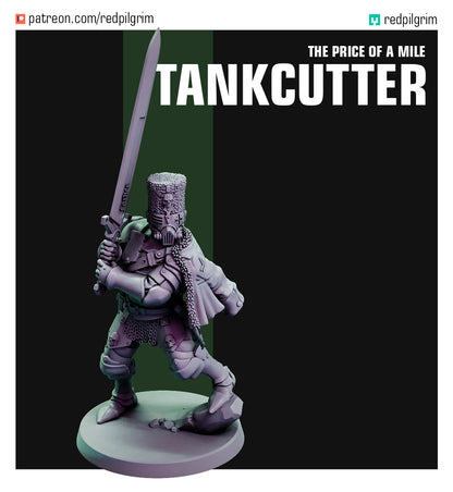 Tank cutter by Red Pilgrim Miniature - 3D printed Grimdark Miniature